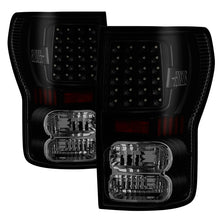 Carregar imagem no visualizador da galeria, Xtune Toyota Tundra 07-13 LED Tail Lights Black Smoke ALT-ON-TTU07-LED-BSM