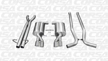 Load image into Gallery viewer, Corsa 05-09 Audi B7 Polished Sport 2.5in Cat-Back Dual Rear Exit with Twin Pro-Series Tips