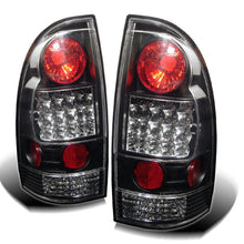 Carregar imagem no visualizador da galeria, Spyder Toyota Tacoma 05-15 LED Tail Lights Black ALT-YD-TT05-LED-BK