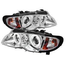 Carregar imagem no visualizador da galeria, Spyder BMW E46 3-Series 02-05 4DR Projector Headlights 1PC LED Halo Chrm PRO-YD-BMWE4602-4D-AM-C