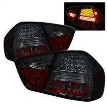Carregar imagem no visualizador da galeria, Spyder BMW E90 3-Series 06-08 4Dr LED Tail Lights Smoke ALT-YD-BE9006-LED-SM