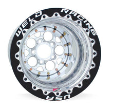 Carregar imagem no visualizador da galeria, Weld Magnum 2.0 15x10 / 5x4.50 BP / 5in BS Polished Wheel - Black Single Beadlock M/T