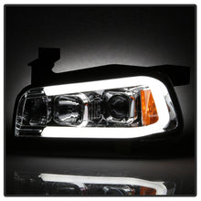 Carregar imagem no visualizador da galeria, Spyder Dodge Charger 06-10 Projector Headlights - LED Light Bar - Chrome PRO-YD-DCH05V2-LB-C