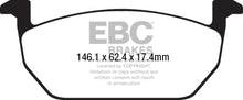 Carregar imagem no visualizador da galeria, EBC 2017+ Volkswagen Golf Mk7 1.8L Turbo Redstuff Front Brake Pads