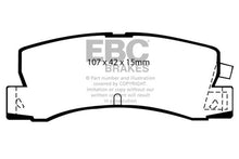 Carregar imagem no visualizador da galeria, EBC 89-92 Geo Prizm 1.6 SL Ultimax2 Rear Brake Pads
