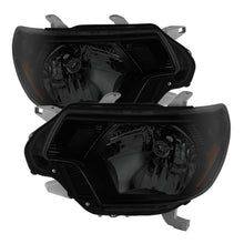 Carregar imagem no visualizador da galeria, Xtune Toyota Tacoma 2012-2015 OEM Style Headlights Black Smoked HD-JH-TTA12-AM-BSM