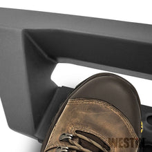 Carregar imagem no visualizador da galeria, Westin/HDX 16-18 Nissan Titan XD Crew / 17-18 Titan Crew Cab Drop Nerf Step Bars - Textured Black