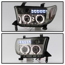 Carregar imagem no visualizador da galeria, Spyder Toyota Tundra 07-13 Projector Headlights LED Halo LED Smke PRO-YD-TTU07-HL-SM
