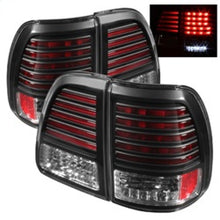 Carregar imagem no visualizador da galeria, Spyder Toyota Land Cruiser 98-05 LED Tail Lights Black ALT-YD-TLAN98-LED-BK