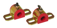 Carregar imagem no visualizador da galeria, Prothane Universal Greasable Sway Bar Bushings - 18MM - Type A Bracket - Red