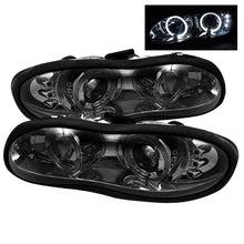 Carregar imagem no visualizador da galeria, Spyder Chevy Camaro 98-02 Projector Headlights LED Halo LED Smke - Low H1 PRO-YD-CCAM98-HL-SM