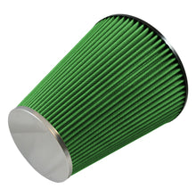 Load image into Gallery viewer, Green Filter Cone Filter - ID 4in. / Base 8in. / Top 4.75in. / H 9in.