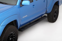 Load image into Gallery viewer, Lund 05-17 Toyota Tacoma Access Cab (80in) 6in. Oval Straight Black Nerf Bars - Black