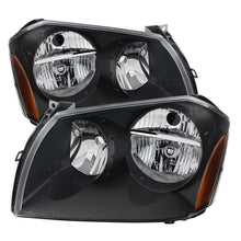 Carregar imagem no visualizador da galeria, Xtune Dodge Magnum 05-07 Crystal Headlights Black HD-JH-DMAG05-AM-BK