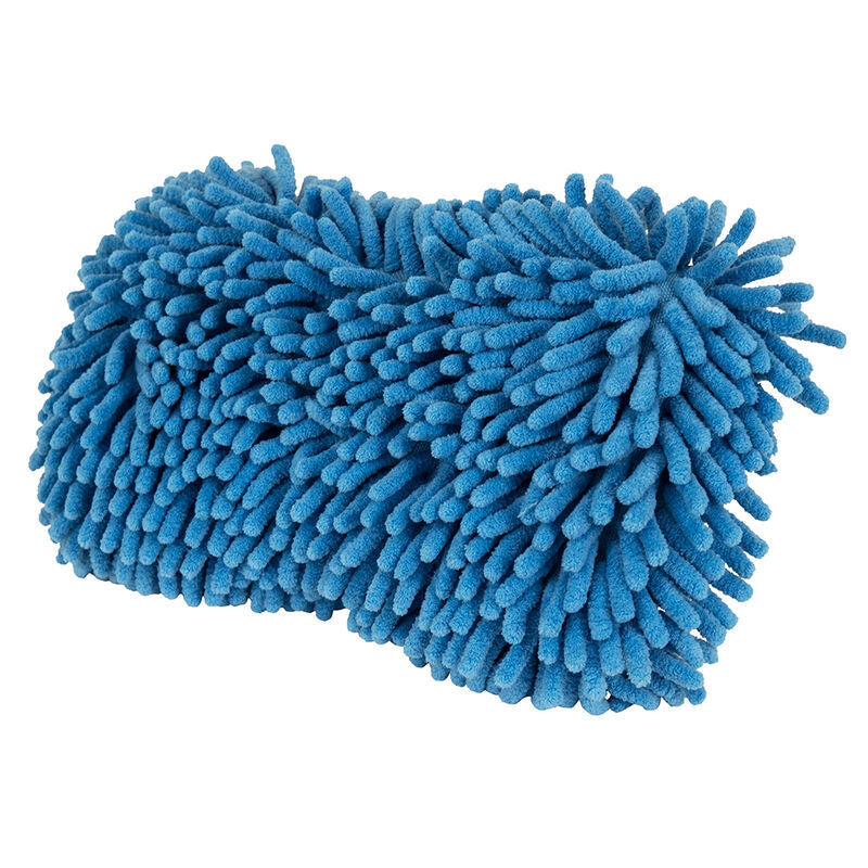 Chemical Guys Ultimate Two Sided Chenille Microfiber Wash Sponge - Blue (P12)