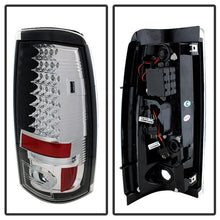 Carregar imagem no visualizador da galeria, Spyder Chevy Silverado 1500/2500 03-06 (Does Not Fit Stepside)LED Tail Lights Chrm ALT-YD-CS03-LED-C