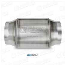 Load image into Gallery viewer, GESI G-Sport OBD2 300 CPSI 3in Inlet/Outlet x 4in Diameter Body x 7in OAL Catalytic Converter