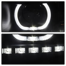 Carregar imagem no visualizador da galeria, Xtune Chevy Silverado 1500/2500/3500 07-13 LED Halo Projector Headlights Black PRO-JH-CSIL07-CFB-BK