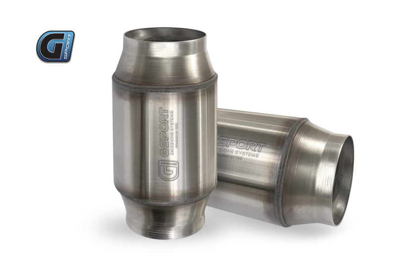 GESI G-Sport OBD2 300 CPSI 3in Inlet/Outlet x 4in Diameter Body x 7in OAL Catalytic Converter