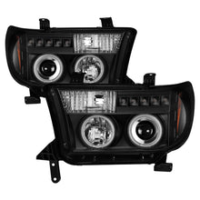 Carregar imagem no visualizador da galeria, Spyder Toyota Tundra 07-13 Projector Headlights CCFL Halo LED Blk PRO-YD-TTU07-CCFL-BK