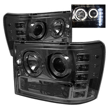 Carregar imagem no visualizador da galeria, Spyder GMC Sierra 1500/2500/3500 07-13 Projector Headlights LED Halo- LED Smoke PRO-YD-GS07-HL-SM