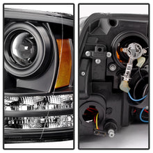 Carregar imagem no visualizador da galeria, Spyder Dodge Ram 09-12 Projector Headlights Light Bar DRL Black PRO-YD-DR09-LBDRL-BK