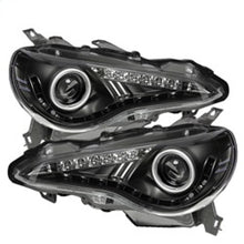 Carregar imagem no visualizador da galeria, Spyder Subaru BRZ 12-14 Projector Headlights- DRL LED Black PRO-YD-SUBRZ12-BK