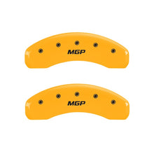 Carregar imagem no visualizador da galeria, MGP 2 Caliper Covers MGP Yellow Finish Black Characters 2018 Chevrolet Tahoe