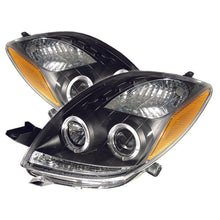 Carregar imagem no visualizador da galeria, Spyder Toyota Yaris 06-08 2DR Projector Headlights LED Halo- LED Blk PRO-YD-TYA06-HL-BK