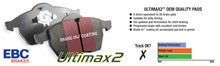 Carregar imagem no visualizador da galeria, EBC 2016+ Jaguar XE-Type 2.0T Ultimax2 Front Brake Pads (Use w/ 12.4in Rotors)