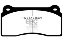 Carregar imagem no visualizador da galeria, EBC 99-03 Aston Martin DB7 5.9 Orangestuff Front Brake Pads