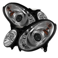 Carregar imagem no visualizador da galeria, Spyder Mercedes Benz E-Class 07-09 Projector Headlights Halogen - DRL Chrm PRO-YD-MBW21107-DRL-C
