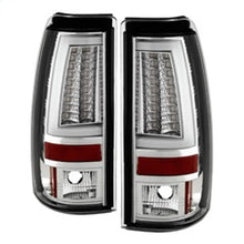 Carregar imagem no visualizador da galeria, Spyder Chevy Silverado 1500/2500 03-06 Version 2 LED Tail Lights - Chrome ALT-YD-CS03V2-LED-C