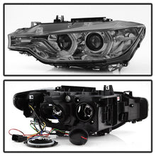 Carregar imagem no visualizador da galeria, Spyder 12-14 BMW F30 3 Series 4DR Projector Headlights - LED DRL - Smoke (PRO-YD-BMWF3012-DRL-SM)