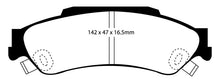 Carregar imagem no visualizador da galeria, EBC 98-05 Chevrolet Blazer 4.3 2WD Greenstuff Rear Brake Pads