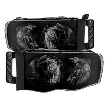 Carregar imagem no visualizador da galeria, Xtune Dodge Ram 1500 02-05 Amber Crystal Headlights HD-JH-DR02-AM-BSM