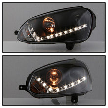 Carregar imagem no visualizador da galeria, Spyder Volkswagen GTI 06-09/Jetta 06-09 Halogen Model Only - DRL Black PRO-YD-VG06-DRL-BK