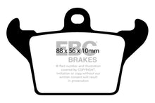 Carregar imagem no visualizador da galeria, EBC 12-14 Dodge SRT Viper (Parking Brake) Ultimax2 Rear Brake Pads