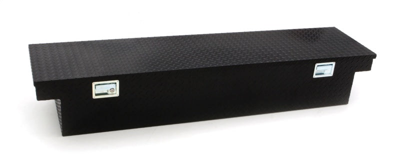 Lund Universal Contender Single Lid Flush Mount Crossover Tool Box - Black