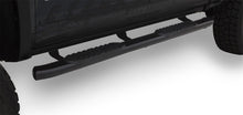 Carregar imagem no visualizador da galeria, Lund 2019 Chevy Silverado 1500 Double Cab 5in Oval Curved Black SS Nerf Bars - Black