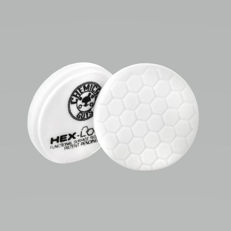 Chemical Guys Hex-Logic Self-Centered Light-Medium Polishing Pad - White - 4in (P24)