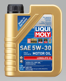 Óleo de motor LIQUI MOLY 1L Longlife III 5W30