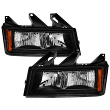 Carregar imagem no visualizador da galeria, xTune Chevrolet Colorado 04-12 Headlights Black - OEM Style HD-JH-CCOL04-OE-BK