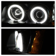 Carregar imagem no visualizador da galeria, Spyder Chevy Silverado 1500 03-06 Projector HeadlightsCCFLHalo LED Blk High H1 PRO-YD-CS03-CCFL-BK