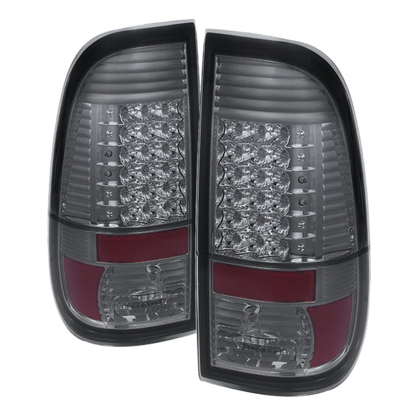 Xtune Ford Super Duty 08-15 LED Tail Lights Smoke ALT-JH-FS08-LED-SM ...