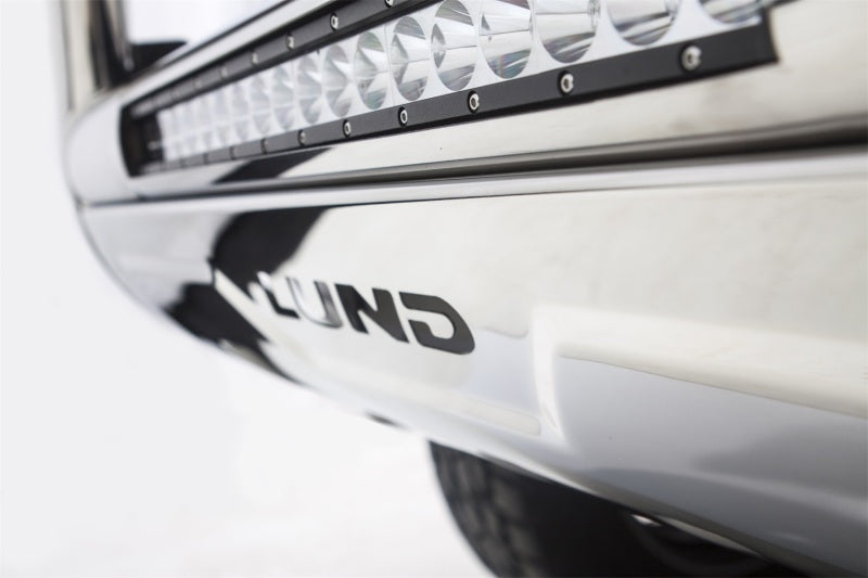 Lund 10-17 Dodge Ram 2500 Bull Bar w/Led Light Bar - Polished